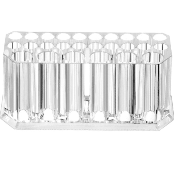 Hblife Clear Acrylic Makeup Eyeliner Lip Liner Holder Organizer 26 Slots - Picture 3 of 7